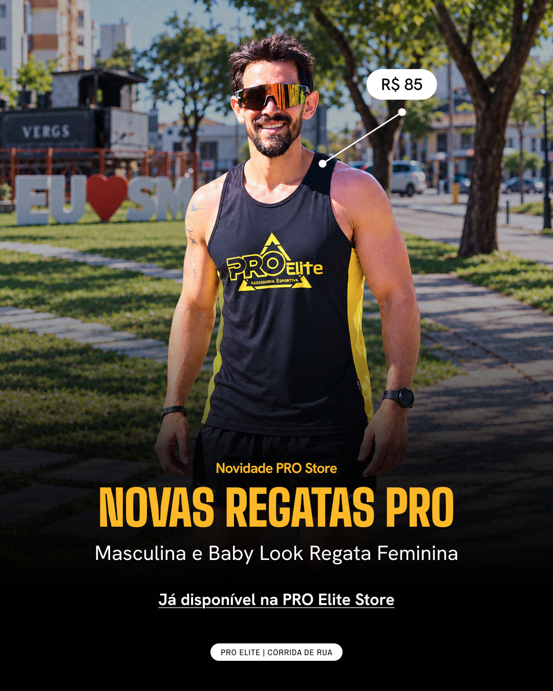 Regata Preta Masculina
