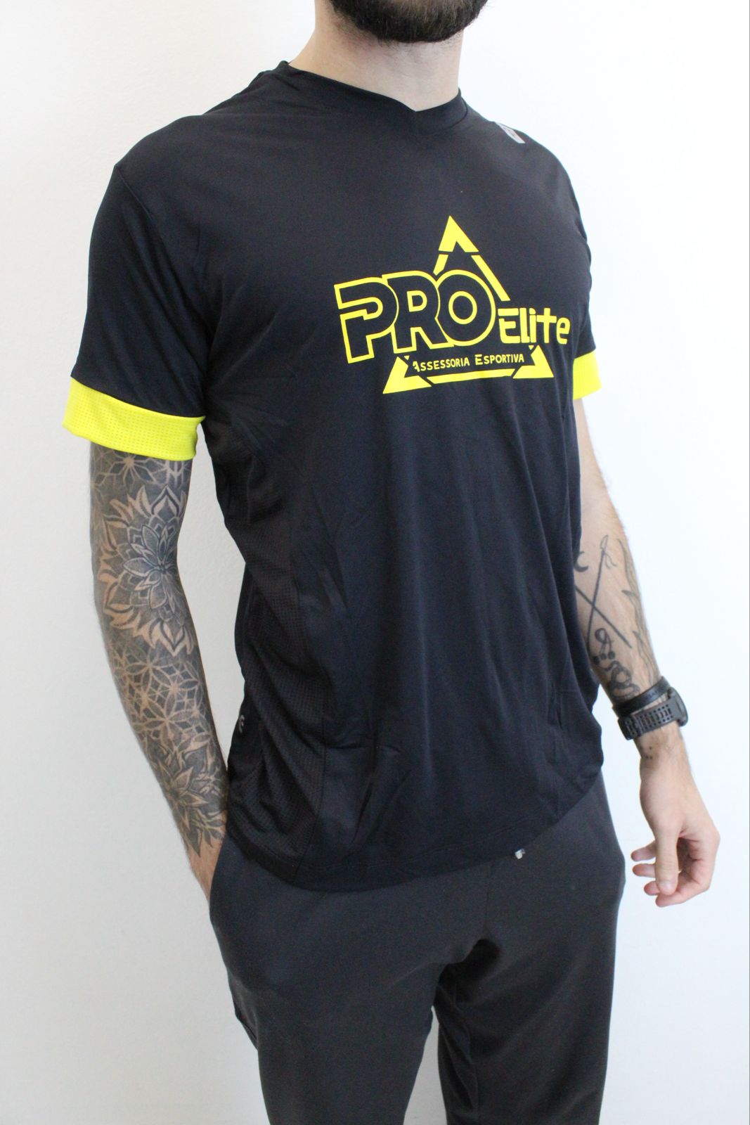 Camiseta masculina manga curta preta